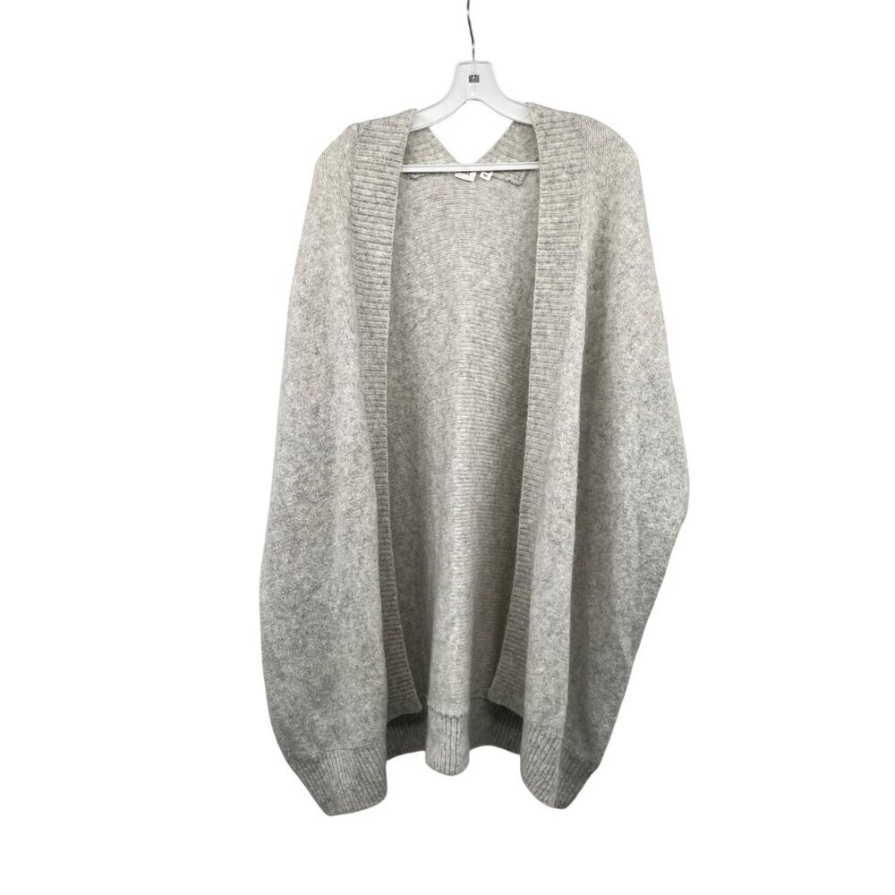 Gap Womens Soft Knit Cardigan 1/2 Sleeve Open Front Gray Size XS/S